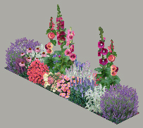 large flowerbed